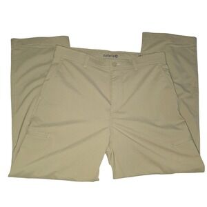 Solaris Men's‎ Khaki Cargo Pants 34W x 29L Polyester Spandex Outdoor Casual